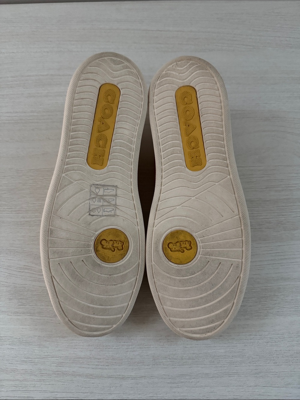 Coach Lowline Signature Low-Top Sneakers VGUC Size 7.5 - Picture 7 of 8